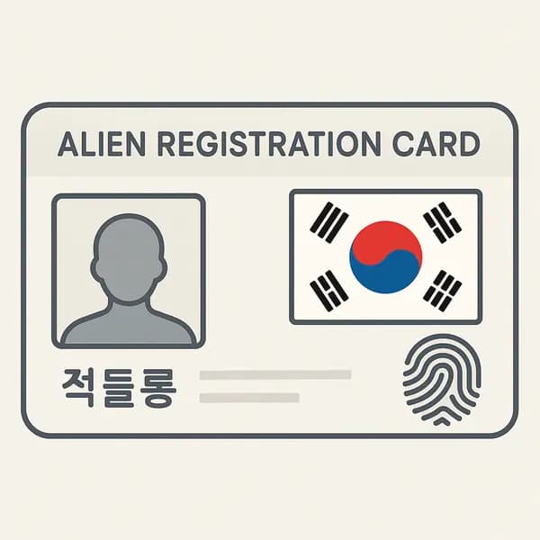 Alien Registration Card (ARC) in Korea